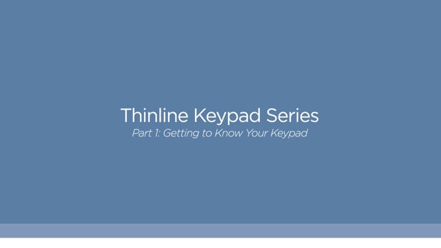Doyle Security - Thinline Keypad Part 1