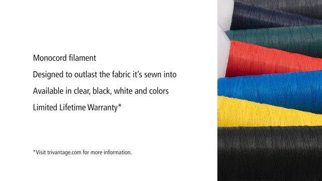 Coats Polymatic Bonded Polyester Monocord Dacron Thread Size 160 White  16-oz