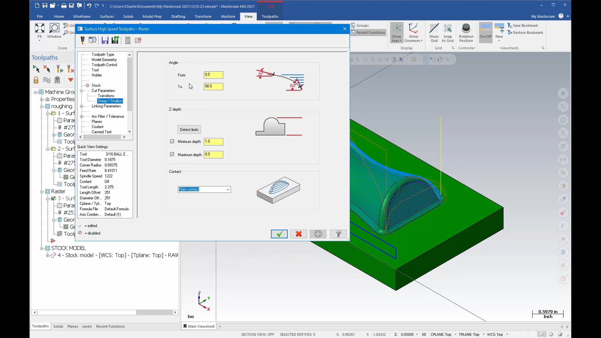 3D Toolpath Parameters