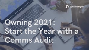 Owning 2021: Start the Year with a Comms Audit