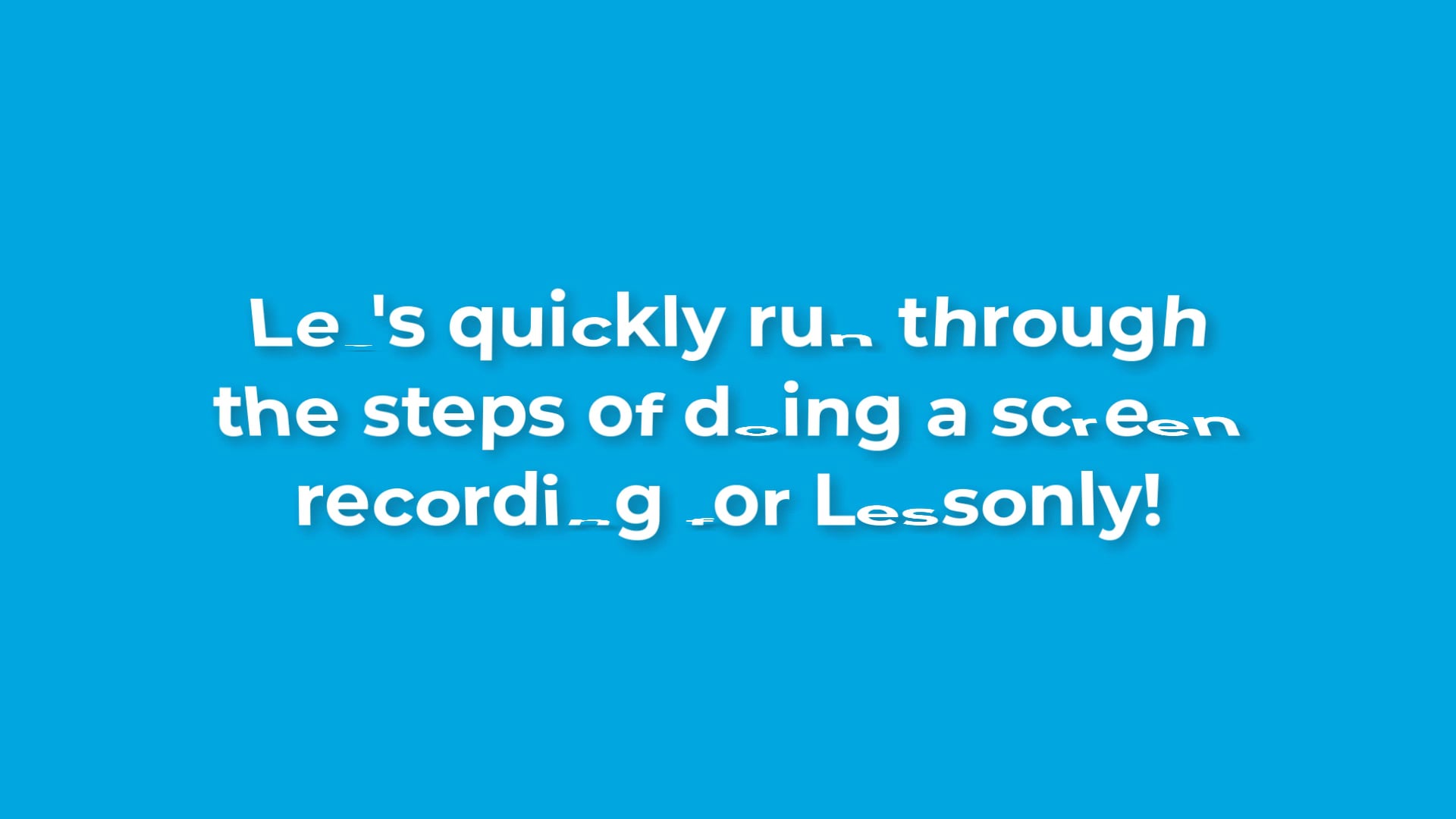 How To Screen Record With Lessonly On Vimeo