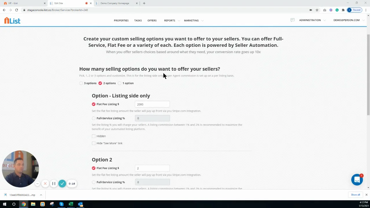 Services Offered and Design on Vimeo
