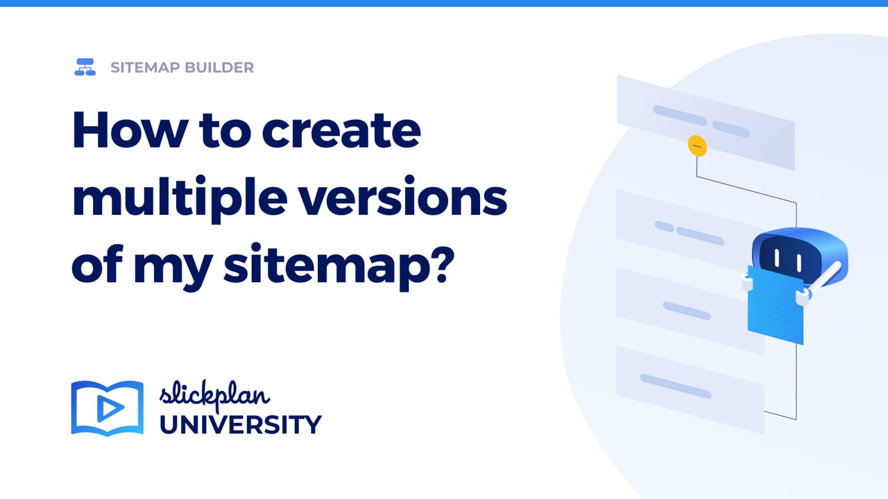 How to create multiple versions of my sitemap