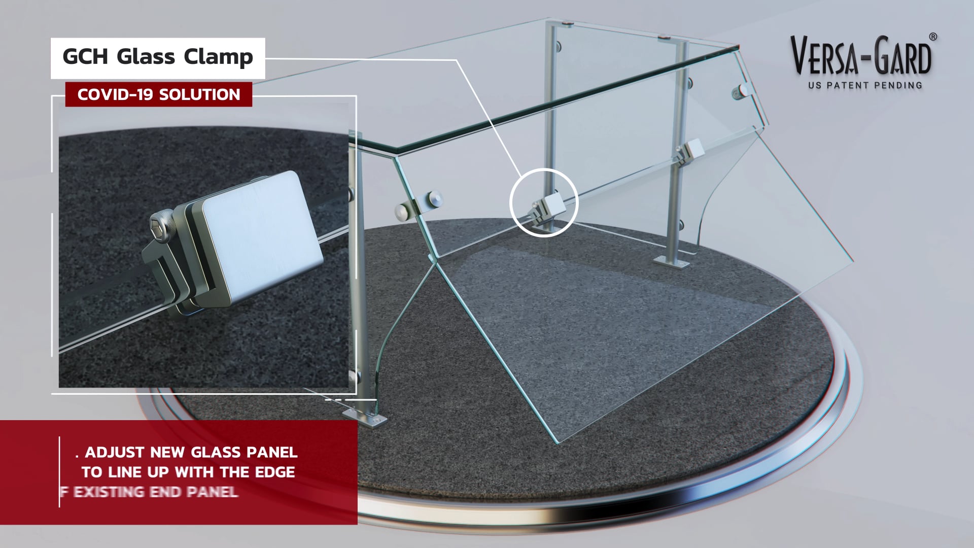 GCH ADJUSTABLE ANGLE GLASS CLAMP on Vimeo