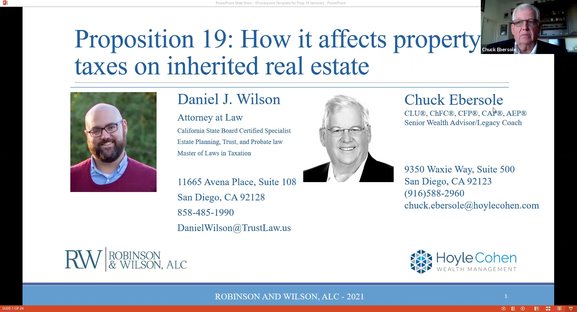 CA Prop 19 Affects on Property Transfers & Taxes on Inherited Real
