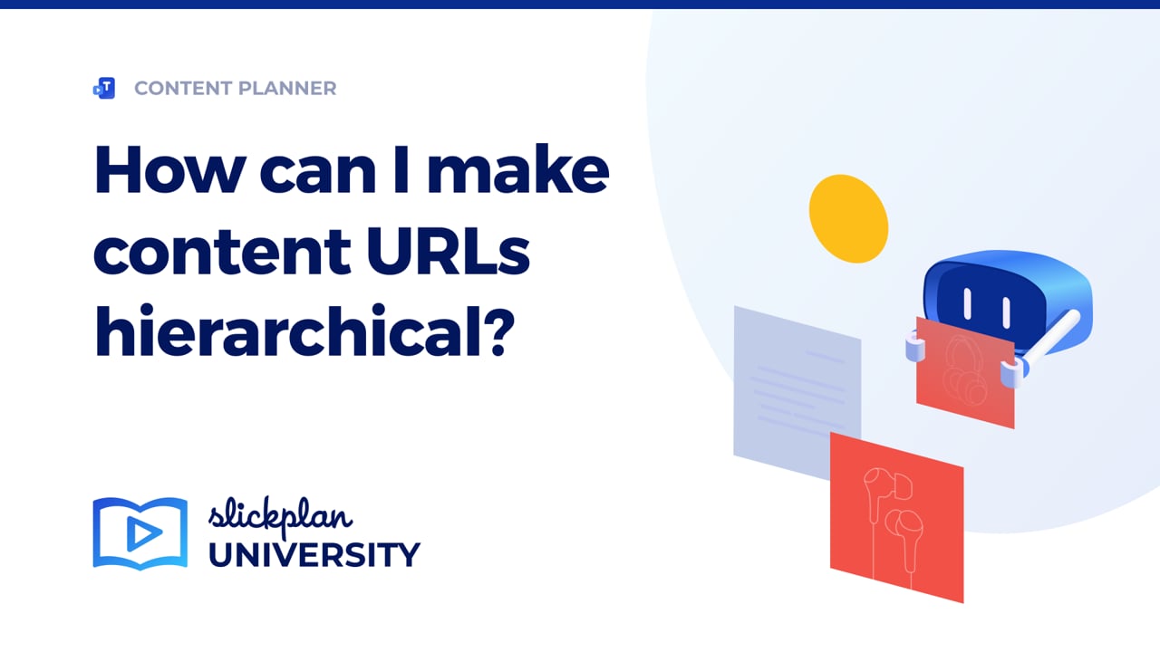How can I make content URLs hierarchical