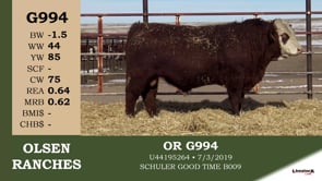 Lot #G994 - OR G994