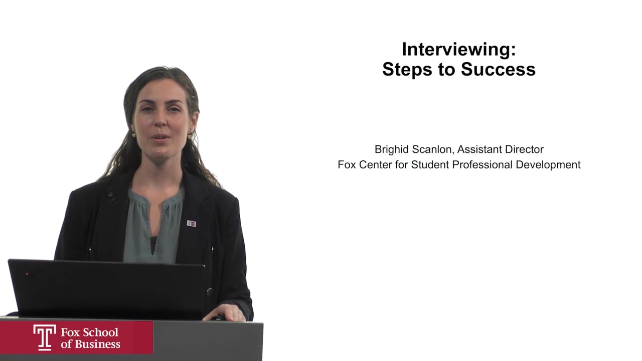 Interviewing: Steps to Success