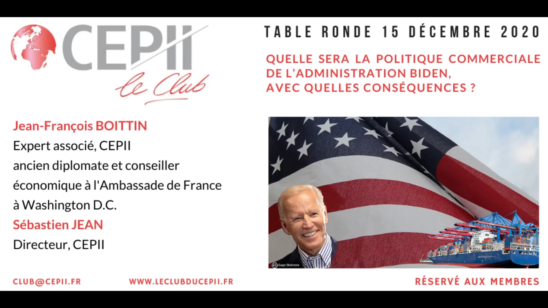 Quelle sera la politique commerciale de l’administration Biden, avec quelles conséquences ?