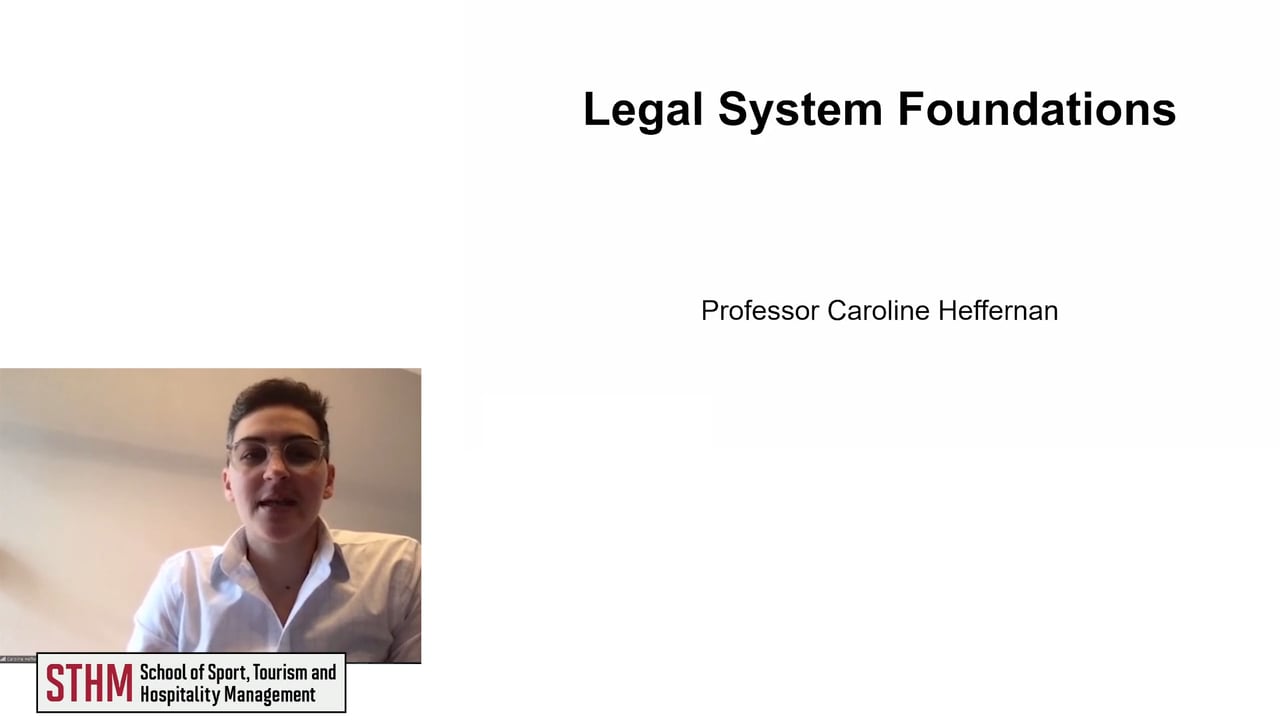 Legal System Foundations