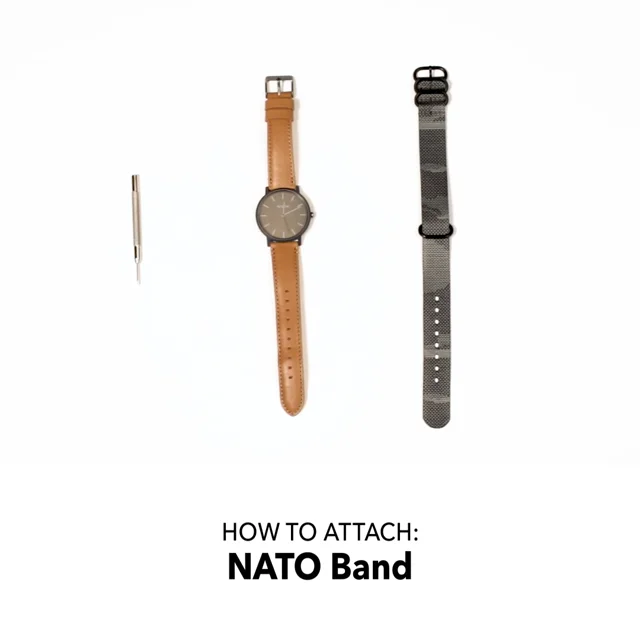 Correas de Reloj de Piel tipo Nato.