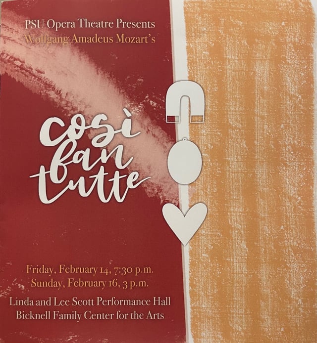 Pittsburg State Opera Theatre: "cosi fan tutte," 02-16-2020