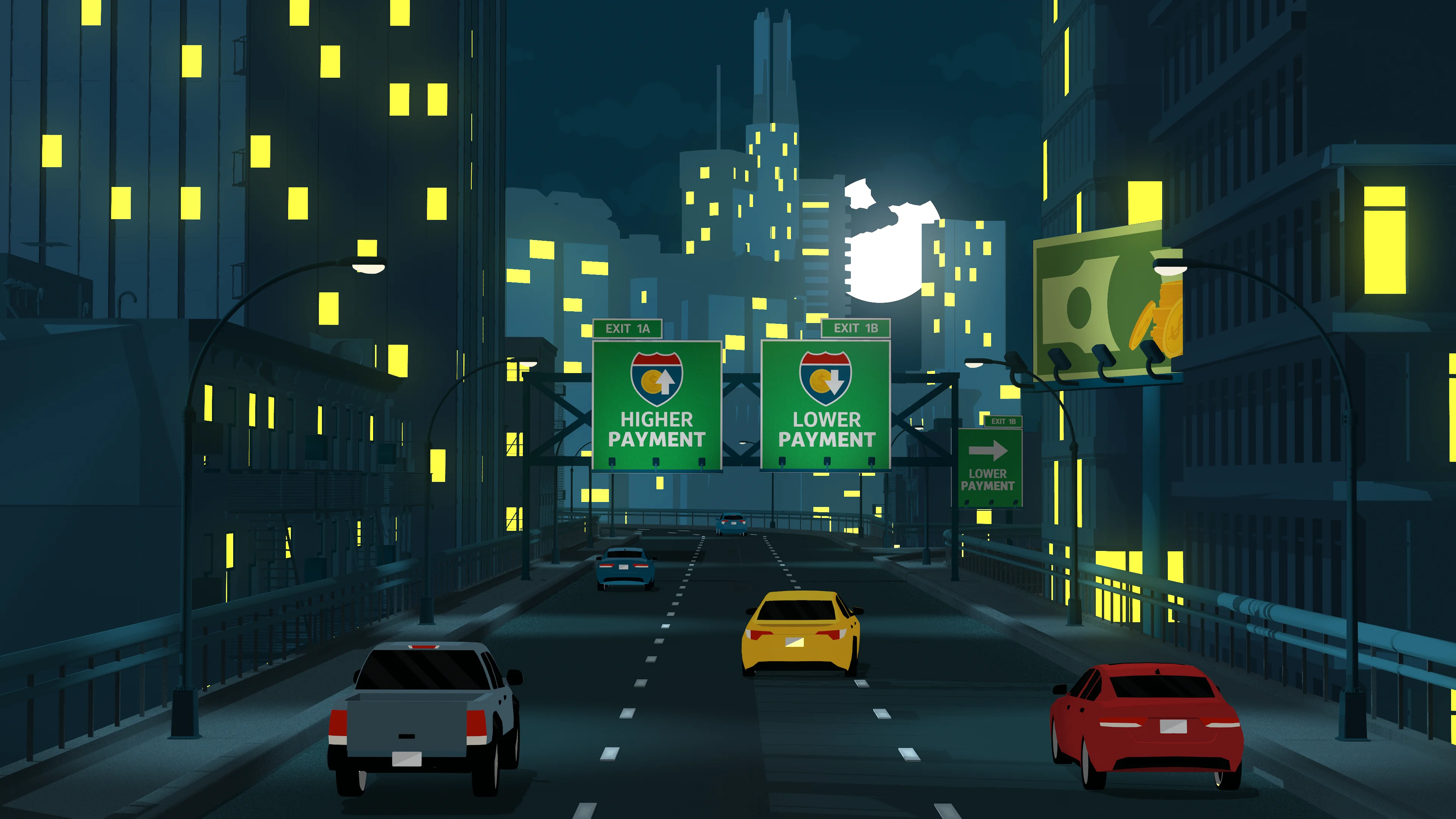 Infographics / Explainer Videos Capital One AutoNav Refinance Car