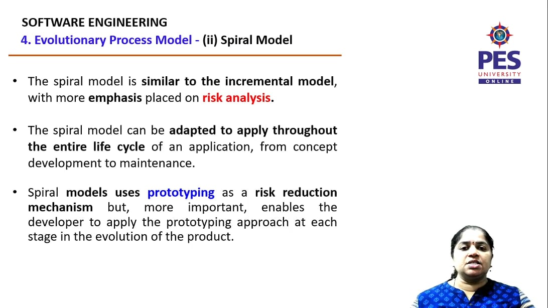 Evolutionary process model prototyping and spiral model concurrent