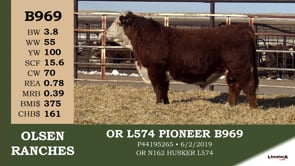 Lot #B969 - OR L574 PIONEER B969