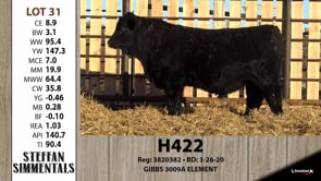 Lot #31 - H422
