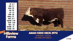 Lot #297G - AMAN D300 DELTA 297G