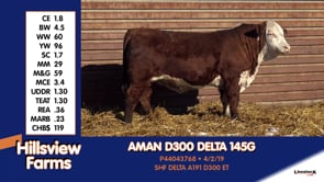 Lot #145G - AMAN D300 DELTA 145G
