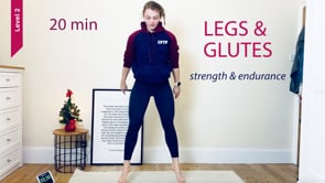 20 MIN | LEGS & GLUTES | strength & endurance