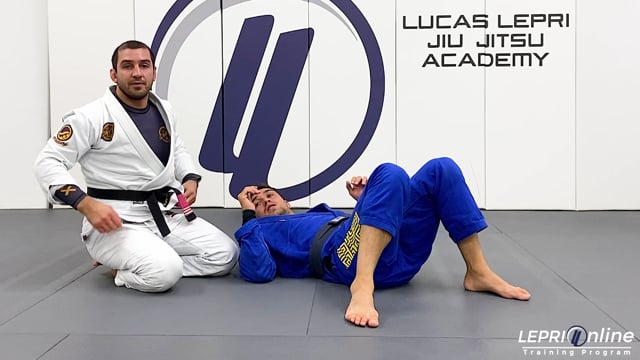 Half Guard Pass by Under Hooking Leg to Knee Cut Pass to Side Control