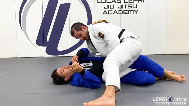 Half Guard Pass Variation to Knee Cut to Side Control