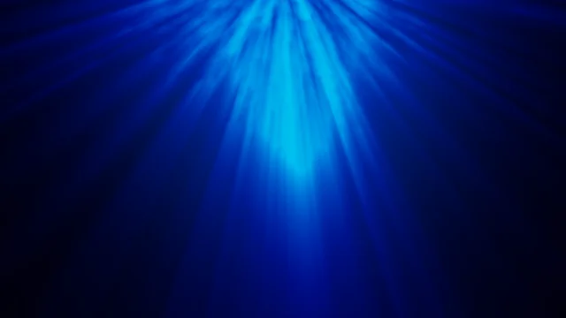 blue light beams