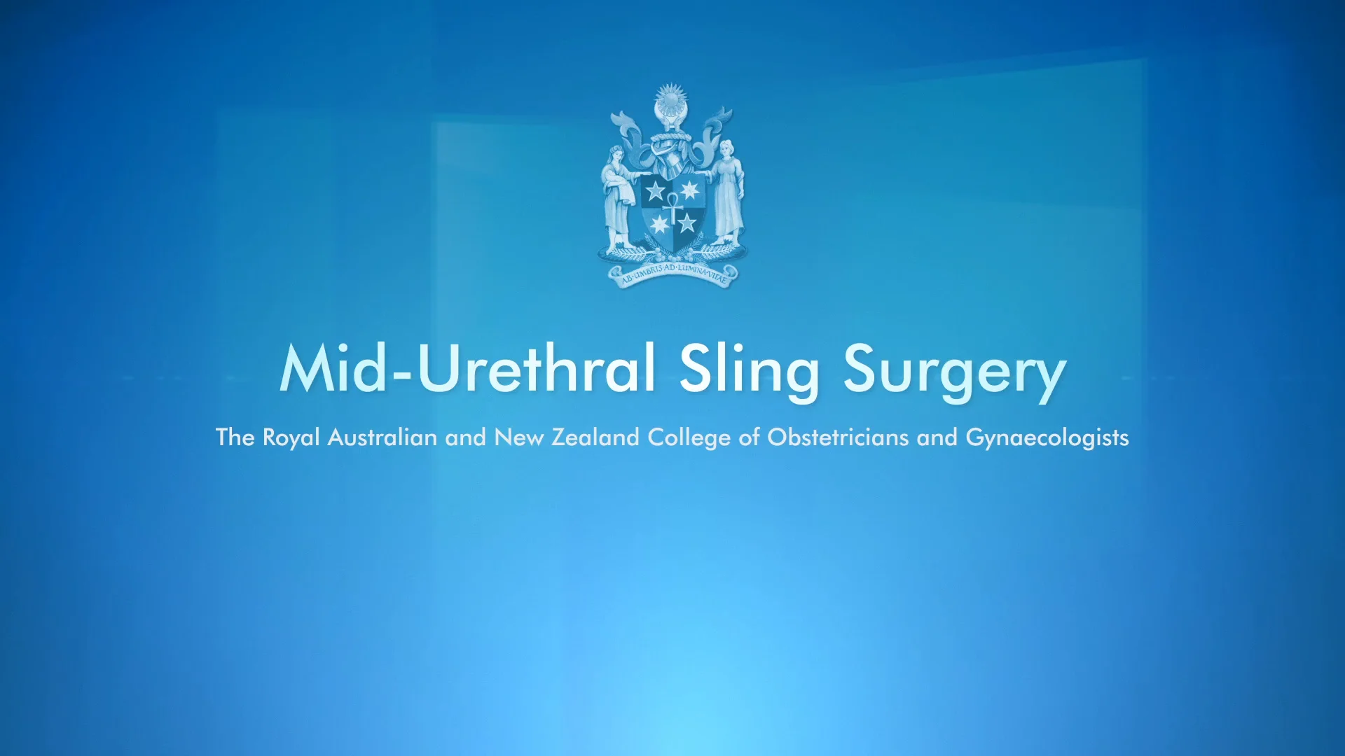 Mid-Urethral Sling