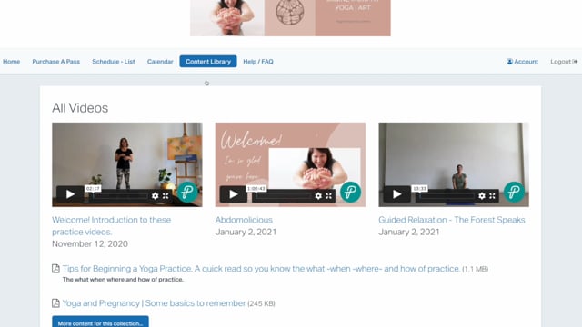 What's in the Content Library and How to Access the videos