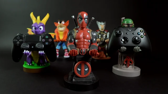 Cableguys Figurine Gaming Marvel Deadpool Montre Ses Fesses