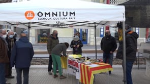 Recollida de signatures demanant l'amnistia dels presos del procés