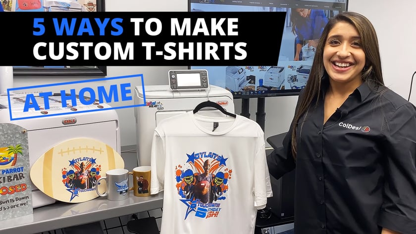 DIY T-shirt Iron On  How to Design and Print your own T-shirt 