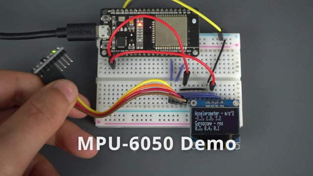 ESP8266 NodeMCU MPU-6050 Accelerometer And Gyroscope