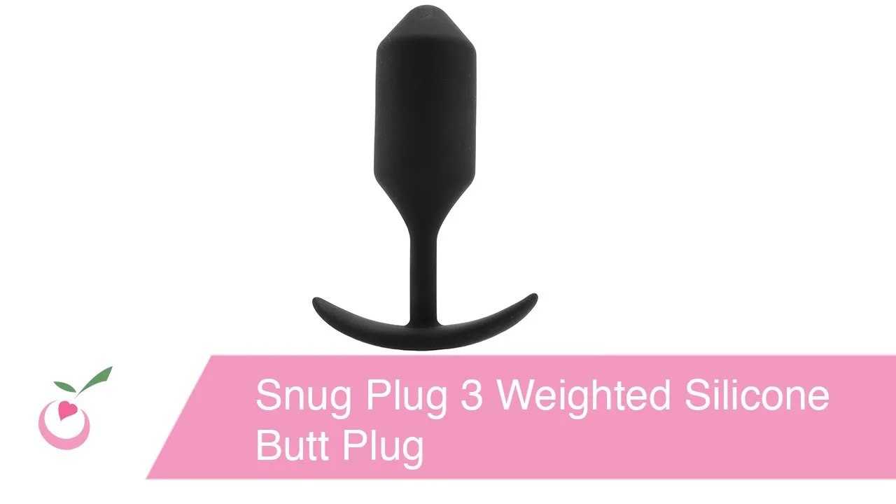 Snug Plug 3 Weighted Silicone Butt Plug – PinkCherry Canada