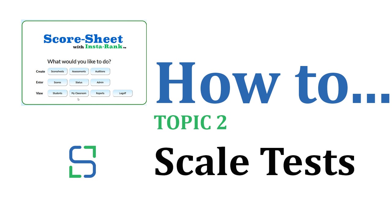 10 - SCALE TESTS