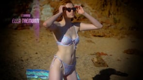 Babe and diver beach Celebrity Bikini
