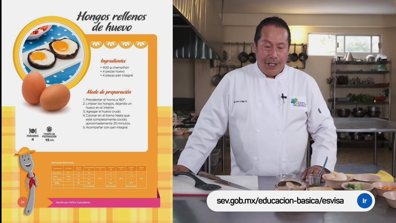 Hongos Rellenos de Huevo