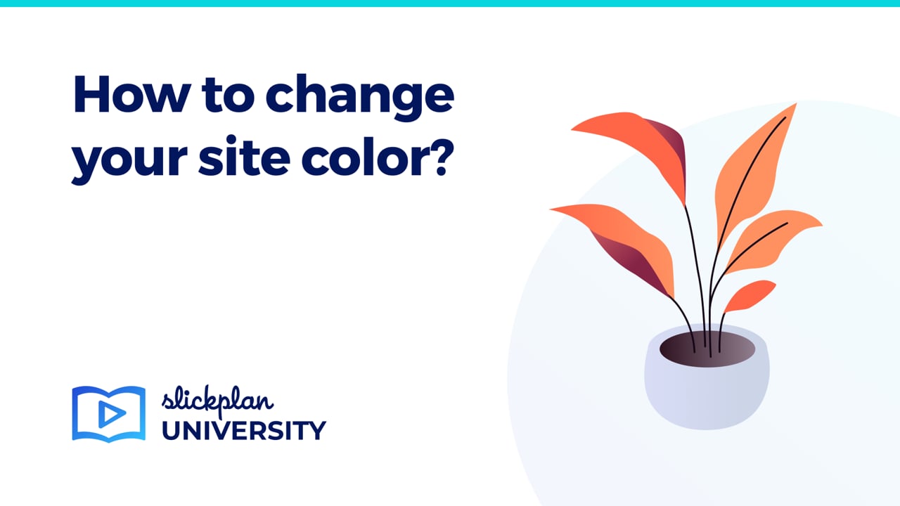 How to change your site color?