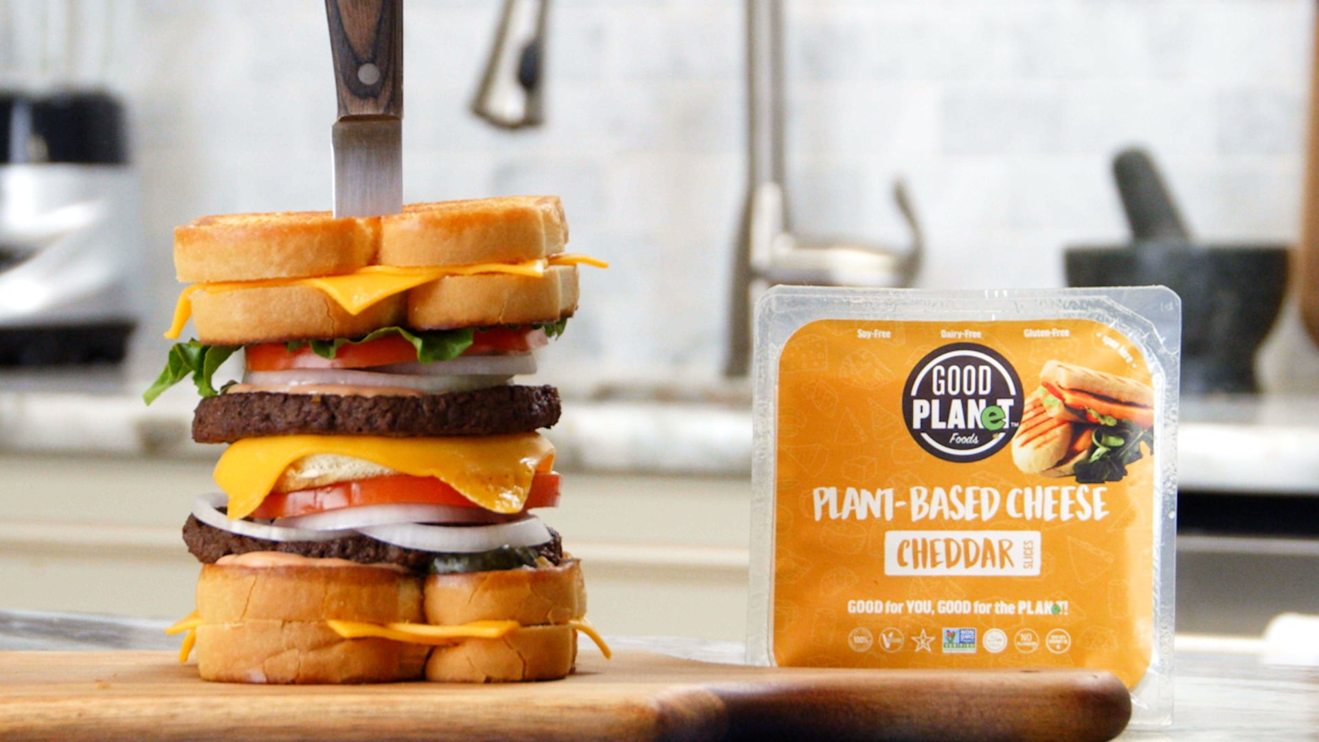 GOOD PLANeT | Double Grilled Cheese Burger