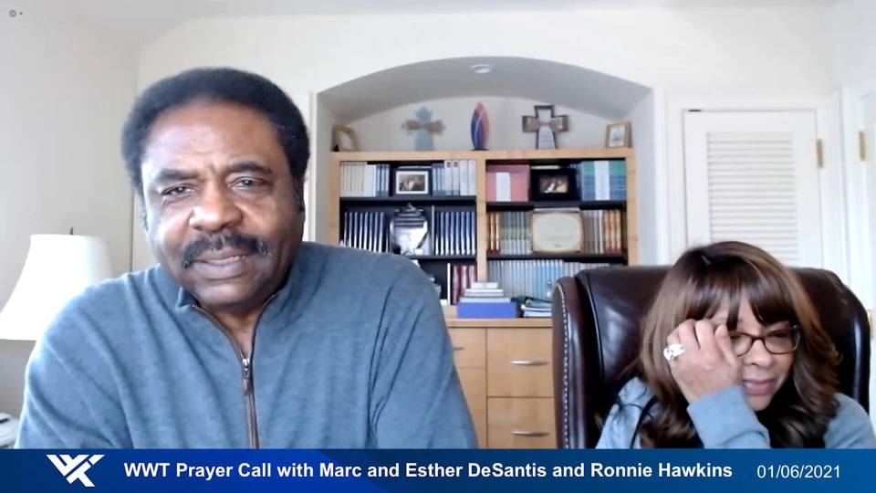 Prayer Call, January 6, 2021 - With Marc & Esther DeSantis and Ronnie Hawkins