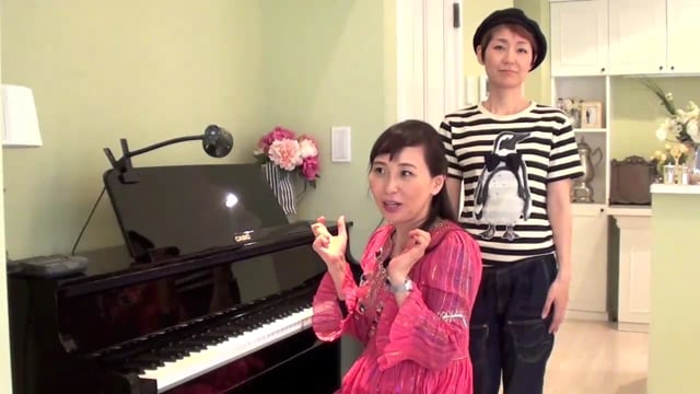 音の高低による口の開け方⓷