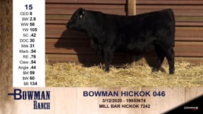 Lot #15 - BOWMAN HICKOK 046
