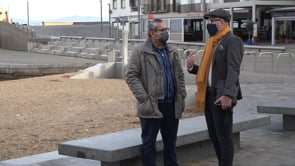 Jaume Dulsat del PDeCAT fa campanya a l'Escala