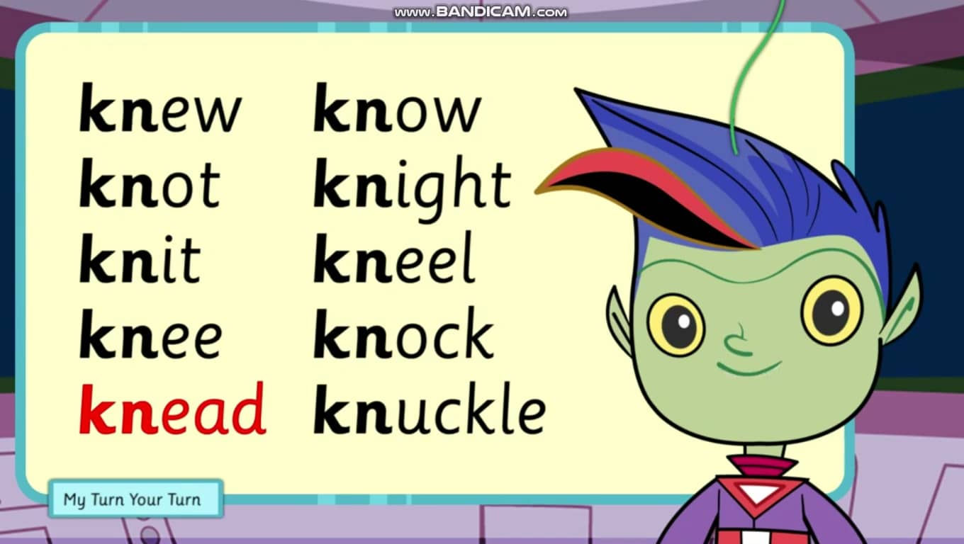 Read Write Inc Spelling Unit 6a kn and gn words on Vimeo