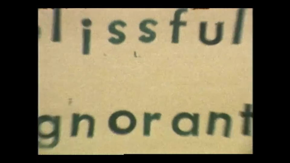Blissfully Ignorant