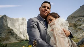 Ashly + Lucas - Helicopter Elopement Canmore