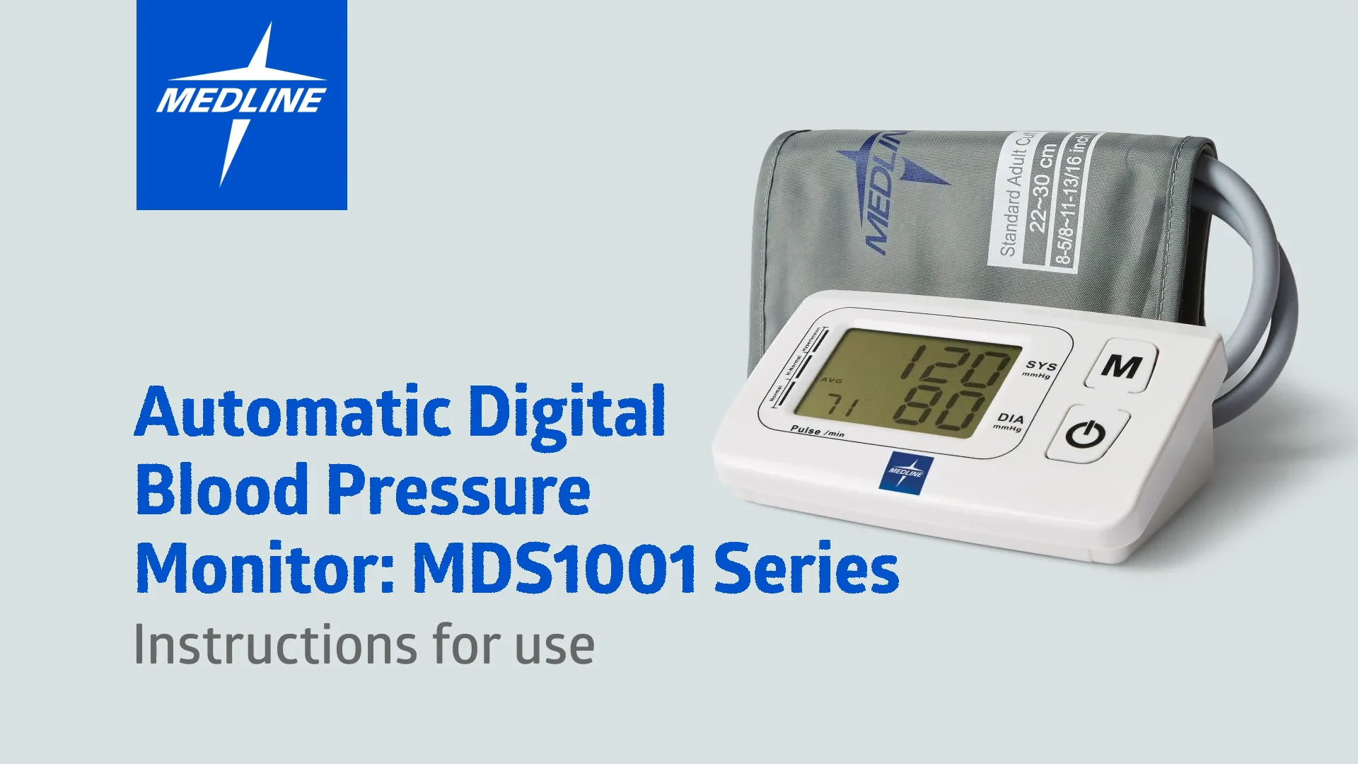 Medline Digital Adult Blood Pressure Monitor