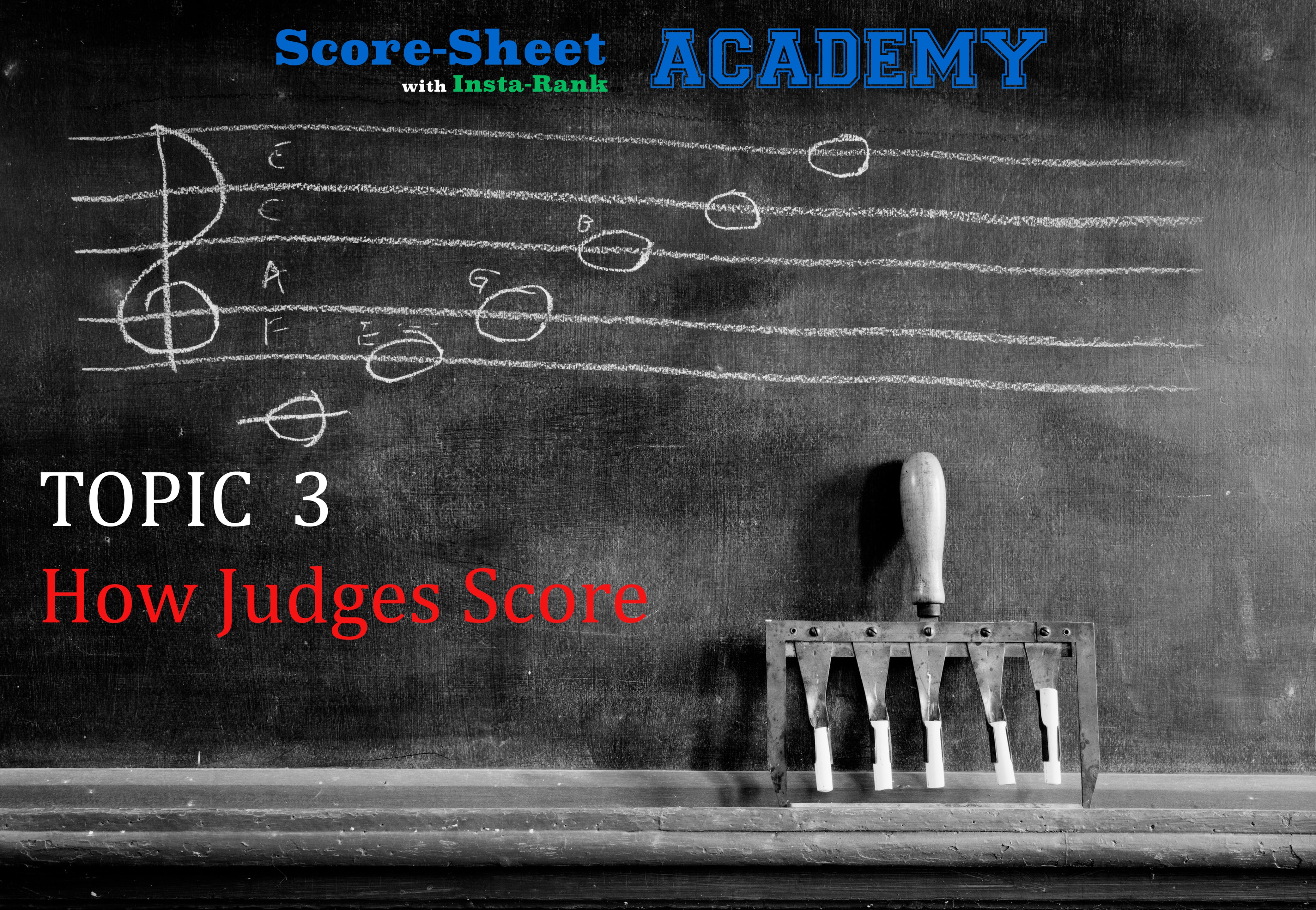 4 - HOW JUDGES SCORE
