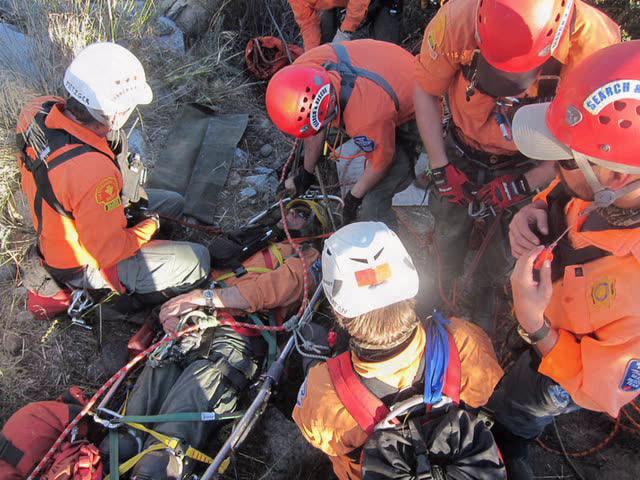 SB Mountain SAR's Rope Rescue Evaluation