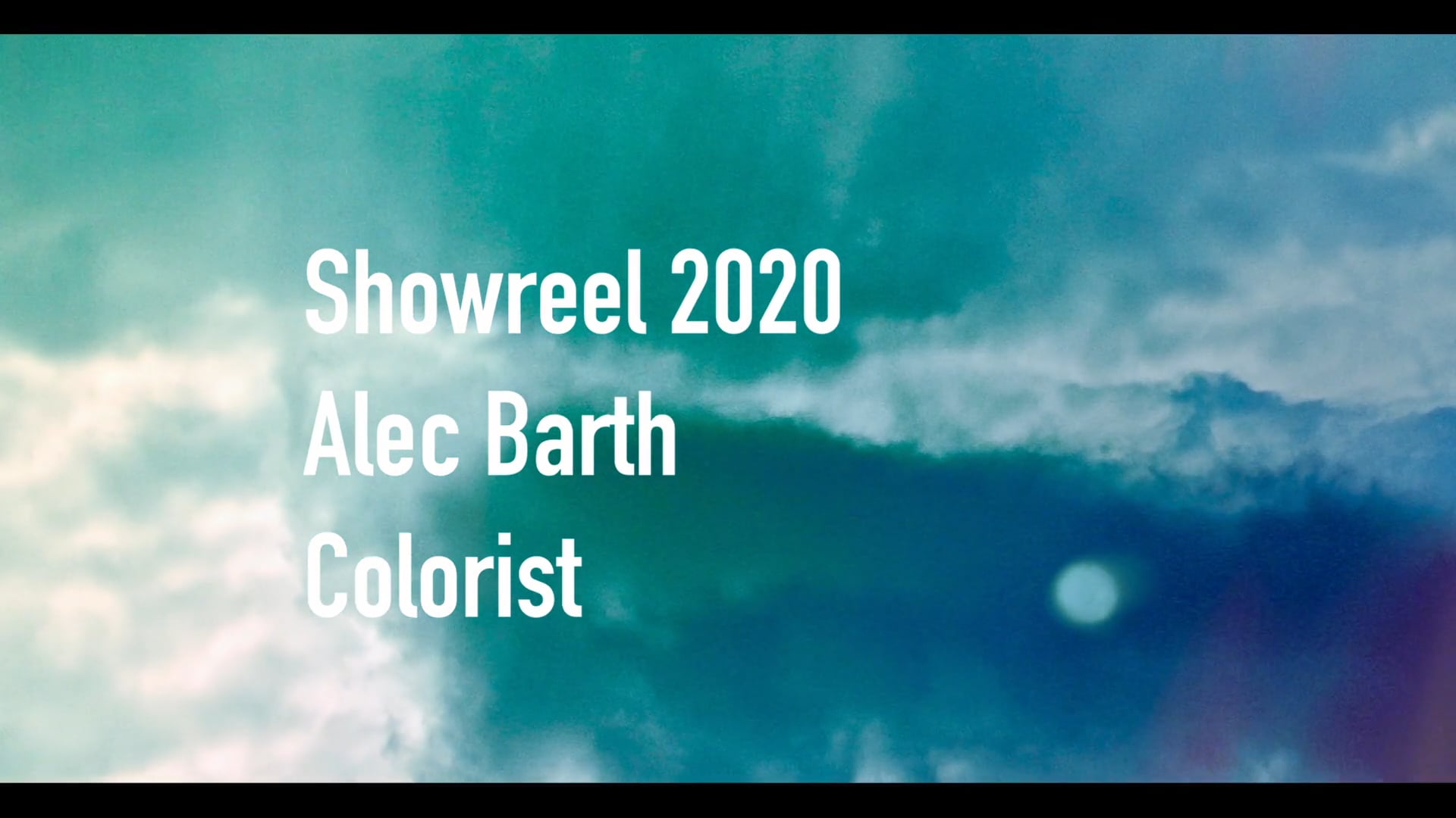 Color Grading Showreel 2020