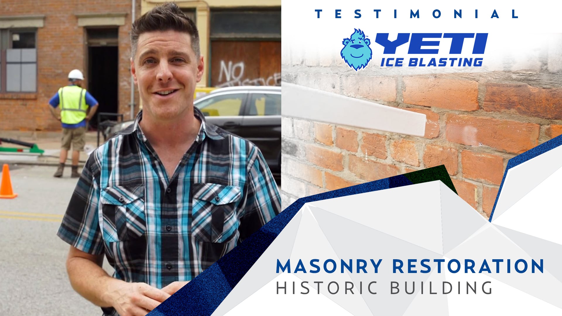 Testimonial - Dry Ice Restores Masonry on Historical Buildings